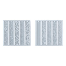 Silicone Bookmarks Molds with Tassel Holes for DIY Projects-Set