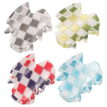 8St Haarklem Acryl Kleine Claw Barrette Klemmen Voor Alle Haartypes
