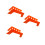 3St Klimbrug Speelgoed Rood Kleine Vogels 9
