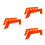 3St Klimbrug Speelgoed Rood Kleine Vogels 8