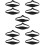 10St Verstelbare Haar Snij Gids Silicone Fade Hulpmiddel 10