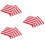 60St Wegwerp Party Servetten Rood Papier Voor 7