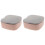 2St Kabelbox Roze Met Compartimenten Voor Desktop En Kabels 2