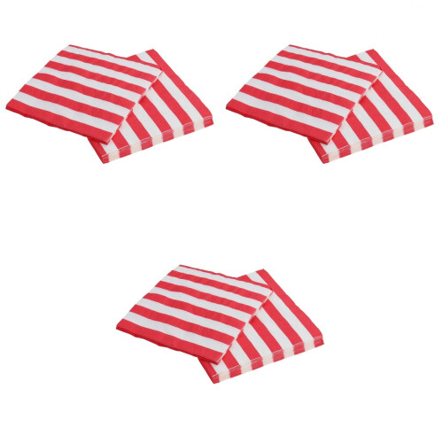60St Wegwerp Party Servetten Rood Papier Voor 2