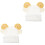 2St Wasbare Skihelm Cover Wit Skihelm Hoes 5