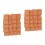 2Sets Miniatuur Bruin DIY Keramiek Model Speelgoed 5