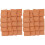 2Sets Miniatuur Bruin DIY Keramiek Model Speelgoed 3