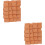 2Sets Miniatuur Bruin DIY Keramiek Model Speelgoed 7