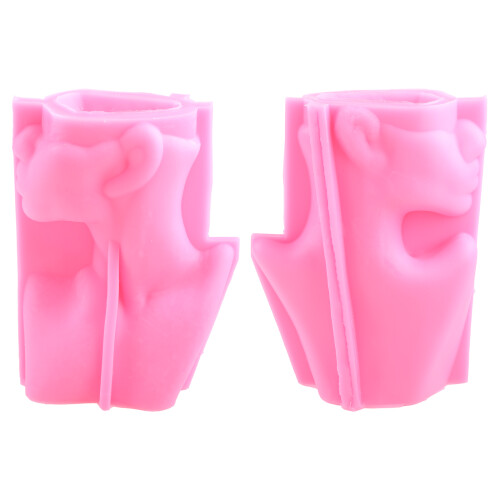 Moule époxy plat Pot de fleur succulente, moule en Silicone 2