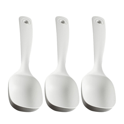 15St Multipurpose Witte Soeplepel Voor Pannen En Buffet Serveren