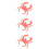 3St Creatieve PVC Speelgoed Visruimte En Feestdecor 9
