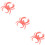 3St Creatieve PVC Speelgoed Visruimte En Feestdecor 10