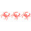3St Creatieve PVC Speelgoed Visruimte En Feestdecor 5