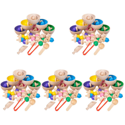 5Sets Kleurmatchingsspeelgoed Met Gyroscopen Voor Kids 2