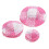 48St Mini Pop Hoed Roze Gestreept DIY Accessoire Voor Pop 10