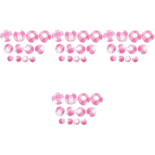 48St Mini Pop Hoed Roze Gestreept DIY Accessoire Voor Pop 2