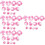 48St Mini Pop Hoed Roze Gestreept DIY Accessoire Voor Pop 7