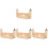 4Sets Khaki Weefrek Armband Knopen Voor Vlechtwerk 3