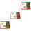 3Sets Blokpuzzels Fruit Letters Leren Kinderen Duurzaam 4