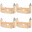 4Sets Khaki Weefrek Armband Knopen Voor Vlechtwerk 6
