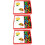 3Sets Blokpuzzels Fruit Letters Leren Kinderen Duurzaam 7
