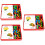 3Sets Blokpuzzels Fruit Letters Leren Kinderen Duurzaam 6