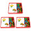 3Sets Blokpuzzels Fruit Letters Leren Kinderen Duurzaam 2