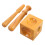 3Sets Chocolade Hout Doming Punch Set Voor Sieraden En Hobby 3