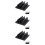 3St Zwarte Plastic Laptop Storage Stand Verticaal Voor Thuis 8