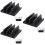 3St Zwarte Plastic Laptop Storage Stand Verticaal Voor Thuis 7