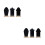 6St Zwarte Blackboards Voor Desktop En Notities 8
