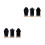 6St Zwarte Blackboards Voor Desktop En Notities 7