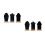 6St Zwarte Blackboards Voor Desktop En Notities 5