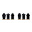 6St Zwarte Blackboards Voor Desktop En Notities 9