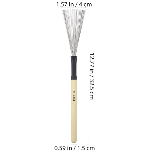 8St Multi Color Drum Brush Set Met Comfortabel Handvat 1