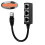 2 Adaptador Splitter Ethernet Rj45 Negro 3 , Cable Red 7