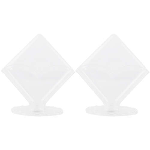 10Stk Moderner Serviettenhalter Transparent Für