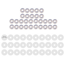 60Pcs Plastic Disc Pads Stabilize Earlobe Support Patches-B