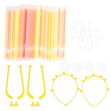 2Sets Fluoreszierende Glow Sticks Kunststoff Partybedarf Vielseitig