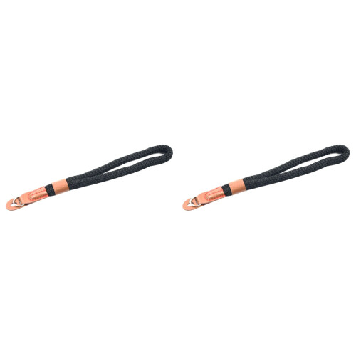 2Pz Fascia Polso in Cotone Nero Per Fotocamera, Morbida E Resistente 1
