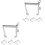 8Pz Bustine Make Up Nylon Mesh Multicolori Con Chiusura Zip 5