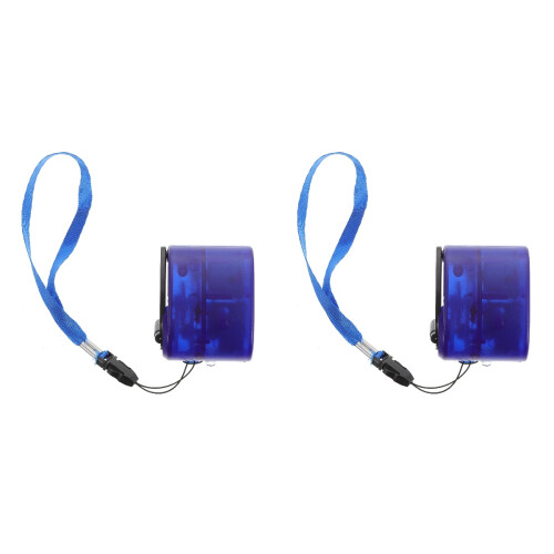 2Pz Caricabatteria Manuale Portatile Per Telefono USB in 2