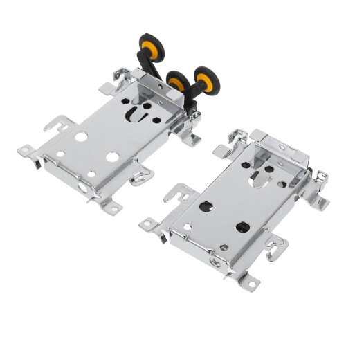 6Pz Porta Scorrevole Multiuso in Ferro E ABS Per Armadio 2