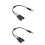 2Pz Cavo Audio 3.5mm A Doppio Stereo Nero Resistente 5