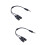 2Pz Cavo Audio 3.5mm A Doppio Stereo Nero Resistente 6