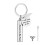 Exquisite Cylinder Memorial Urn Keychain Pendant Ash Keepsake 1
