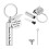 Exquisite Cylinder Memorial Urn Keychain Pendant Ash Keepsake 7