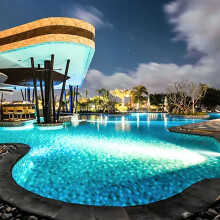 Illuminatore per piscina, luci per piscina da 12 W con chip LED ad alta luminosità per una perfetta integrazione in piscina, impermeabile IP68,