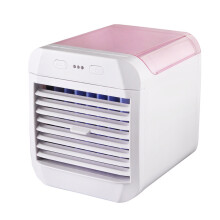 Energy Efficient Cooling Device, Easy to Use Cooler, Quiet & 7 Color Light 4-in-1 Portable Air Conditioners for Room, Office & Cars, USB Powered