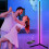 Customizable Light Modes Floor Lamp, Nordic Style with Space-saving Triangular Base Design, Dimmable LED for Reading and Relaxation, Color Changing 5